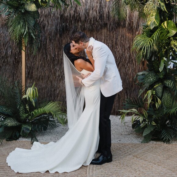 Sarah Seven Blanca Veil - Picture 3 of 4